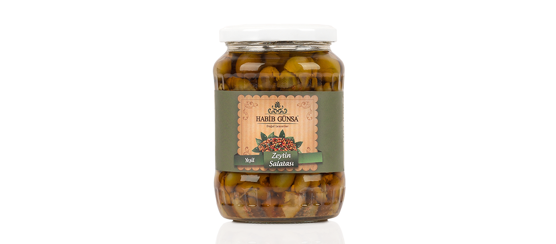 Yeşil Zeytin Salatası